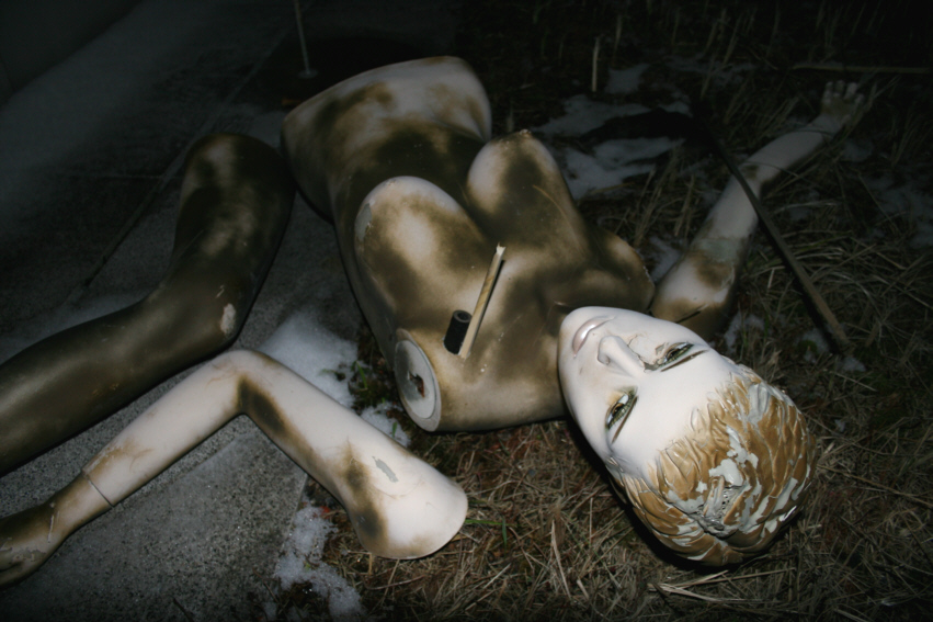 Gelds�cke Kunstinstallation von Uwe Knietsch